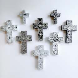 Hand Painted Crosses Large
