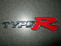 Products: Badge Type R - Strong for Honda Accessory Shop