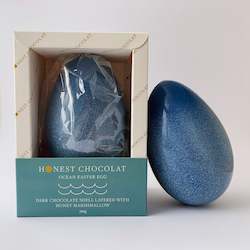 Chocolate: Ocean Easter Egg - Dark Chocolate and Honey Marshmallow