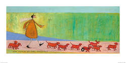 Sam Toft (The March of the Sausages) 50CM X 100CM