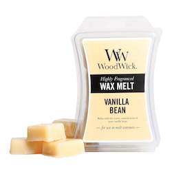 Home Fragrance Body Care: WAX MELT - VANILLA BEAN - WOODWICK