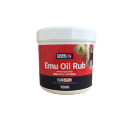 Emu Oil Rub with Tumeric