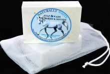 Naturally Whiteâ¢ Soap Bar in a Mesh bag- For Horses & Hounds