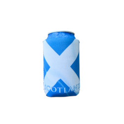 Scottish Gifts: Saltire Can Cooler