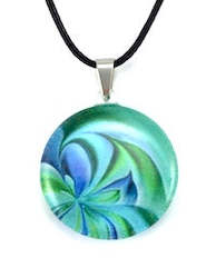 Jewellery: Turquoise Petals Pendant