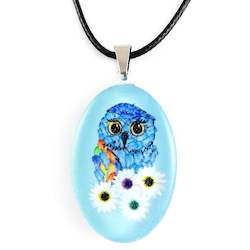 Jewellery: Blue Owl Pendant