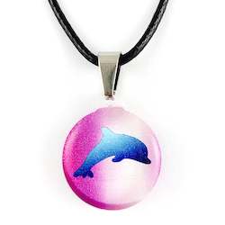 Jewellery: Pink Dolphin Pendant