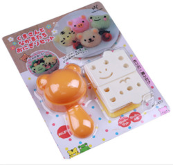 Wholesale trade: Sushi Nori Rice Mold Kit Set, bear, tiger, pig, frog