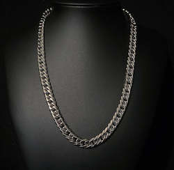 10mm Curb chain - stainless steel
