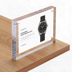Product display assembly: Magnetic Acrylic  POS Display Blocks 7" x 5"