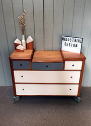 Wooden furniture: Funky deco dresser (sold)