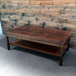 Wooden furniture: Vintage industrial coffee table