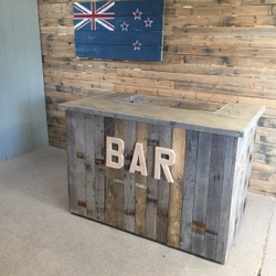 Wooden furniture: Rustic bar (sold)