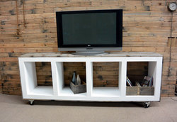 Wooden furniture: Large scale entertainment unit sold
