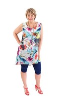 Prana floral forest tunic