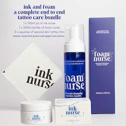 Ink Nurse New Range: Ink + Foam Nurse Care Pack