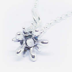 Precious: 'Alice' Stg silver curly pendant medium length (Chain sold separately)