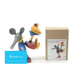 Wooden construction toys for kids - Eduard und Erna