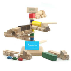 Toy: German wooden toy trucks for kids