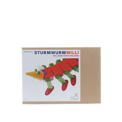 Wooden construction toys for kids - Sturmwurm Willi