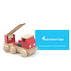 Wooden fire engine for kids