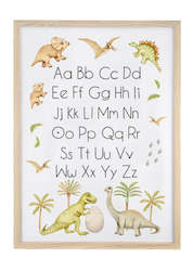 Children: ABC Dinosaur Land A3  Print  - Sailah Lane