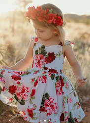 Children: Josephine Dress - Rose Size 4