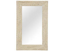 Banyan Home Furniture Mirrors: BANGALOW STRAW MIRROR 101X61CM