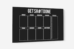 Home Organisation: Get Sh#t Done Magnetic Wall Planner