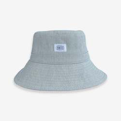 Bucket Hat â Blue Pencil Stripe