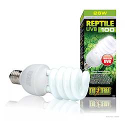 Frontpage: Exo Terra 25W Reptile UVB 100 Tropical UVB Bulb