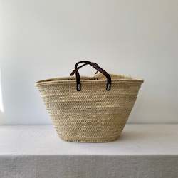 Baskets: Large French Market Bag / Flat Handle / Large
