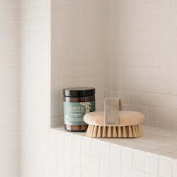 Bathroom: Massage Brush With Cotton Strap ~ Made in France