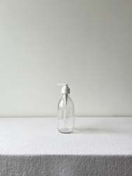 Clear Glass Bottle Pump 300ml
