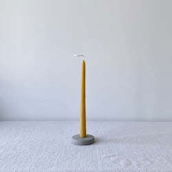Candles: Simple Ceramic Candle Holder / Grey