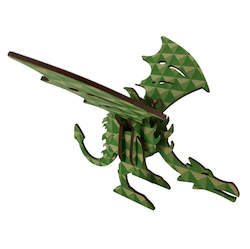 Dad Gifts: Green Geo Dragon by Abstract Designs