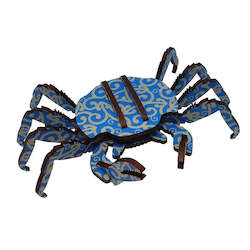 Dad Gifts: Blue Koru Crab by Abstract Designs