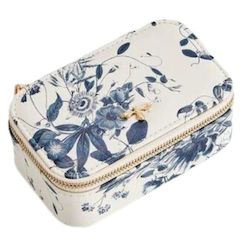 Miss And Mum Gifts: Eva Small Jewellery Box Blooming Blue by Fable England