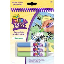 Colour and Erase Reusable Activity Pad Dinosaurs by Crayola