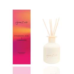Fashion design: STRAWBERRY, ROSE & CHAMPAGNE TRIPLE SCENTED REED DIFFUSER