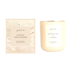 SOY CANDLES GOLD & CREAM PACKAGING (WHOLESALE)