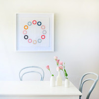 Products: Circle of Circles - 29" x 29" - Jane Denton