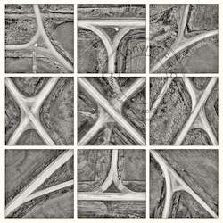 Limited Edition Framed Photographic Print - Maniototo Intersections