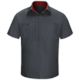Men's Short Sleeve Performance Plus Shop Shirt With Oilblok Technology Char…