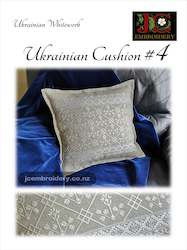 Booklets: Ukrainian Whitework - Cushion #4