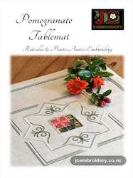 Reticella Florals â Pomegranate Tablemat