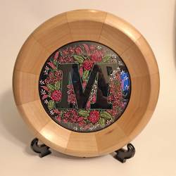 Kits: Small Round Wooden Frame with glass insert (SML-g)
