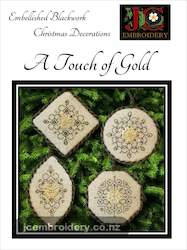 A Touch of Gold - Embellished Blackwork