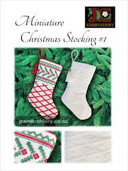 Christmas Stockings: Mini Christmas Stocking #1