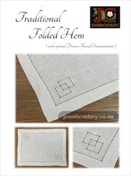 Drawn Thread: Traditional Folded Hem